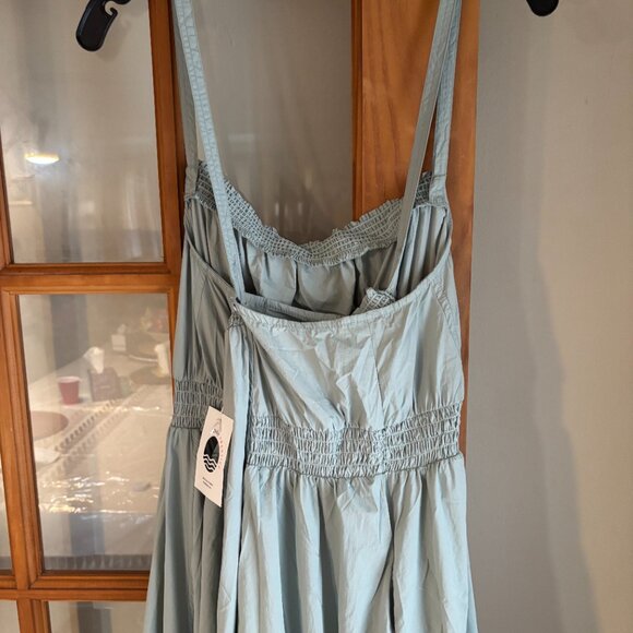 Daily Practice Tiered High-Low Midi Dress Mint SZ: X- Large - Picture 7 of 16